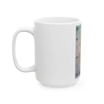 Diana Dors #100 (Vintage Female Icon) White Coffee Mug - Go Mug Yourself