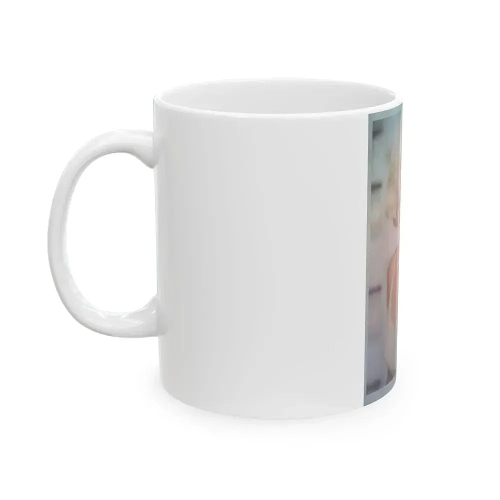 Diana Dors #100 (Vintage Female Icon) White Coffee Mug - Go Mug Yourself