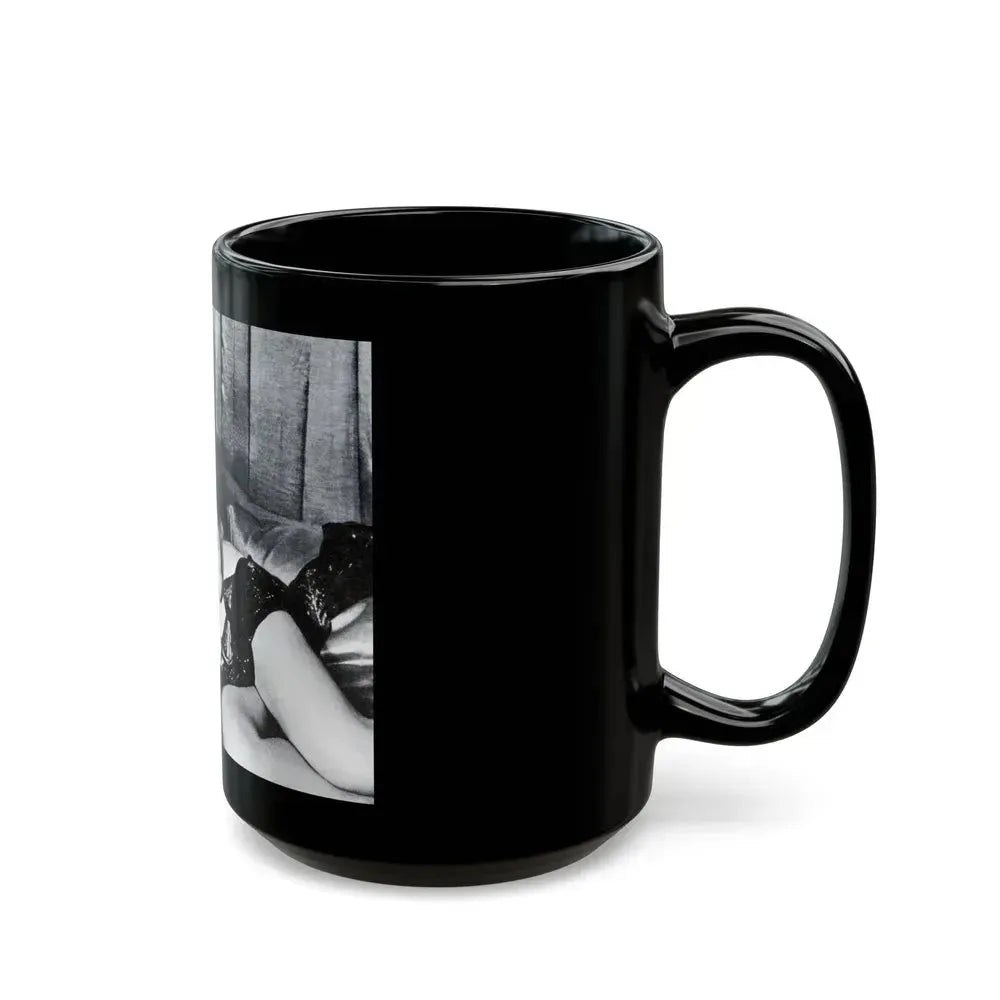 Diana Dors #101 (Vintage Female Icon) Black Coffee Mug - Go Mug Yourself