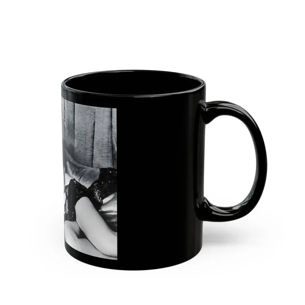 Diana Dors #101 (Vintage Female Icon) Black Coffee Mug - Go Mug Yourself