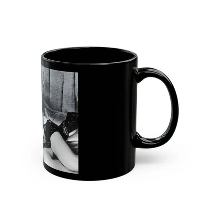 Diana Dors #101 (Vintage Female Icon) Black Coffee Mug - Go Mug Yourself