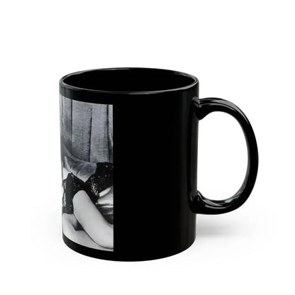 Diana Dors #101 (Vintage Female Icon) Black Coffee Mug - Go Mug Yourself