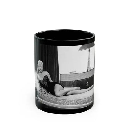 Diana Dors #103 (Vintage Female Icon) Black Coffee Mug 11oz - Go Mug Yourself