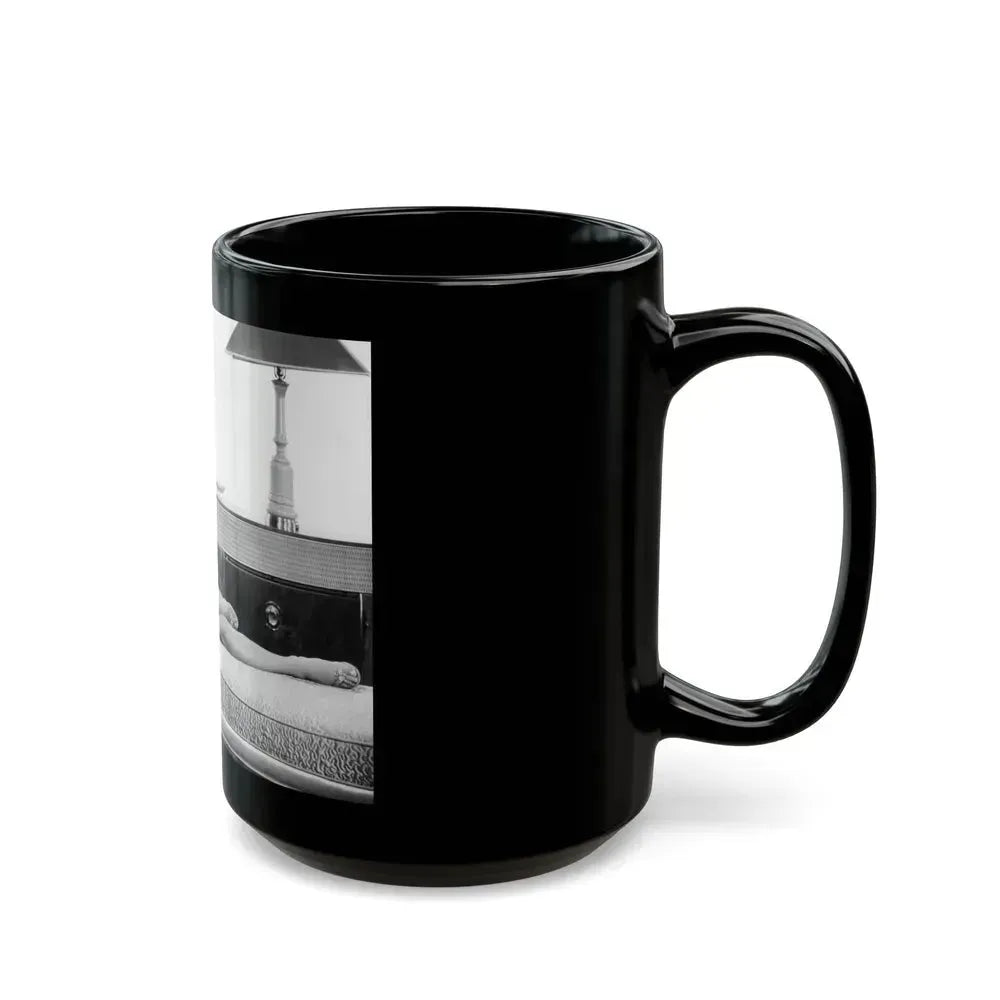 Diana Dors #103 (Vintage Female Icon) Black Coffee Mug - Go Mug Yourself