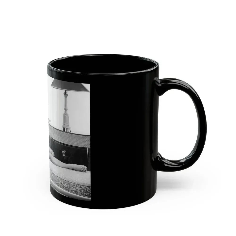 Diana Dors #103 (Vintage Female Icon) Black Coffee Mug - Go Mug Yourself