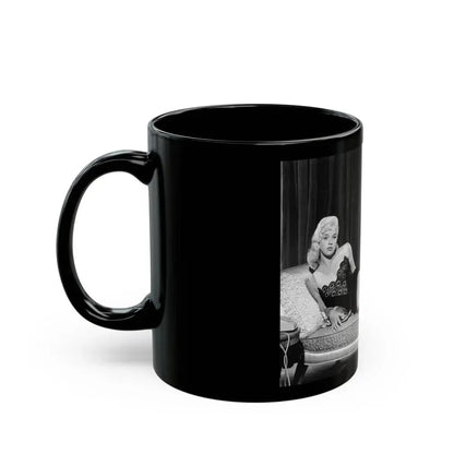 Diana Dors #103 (Vintage Female Icon) Black Coffee Mug - Go Mug Yourself
