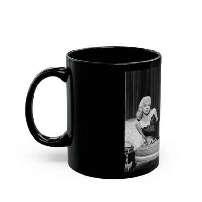 Diana Dors #103 (Vintage Female Icon) Black Coffee Mug - Go Mug Yourself