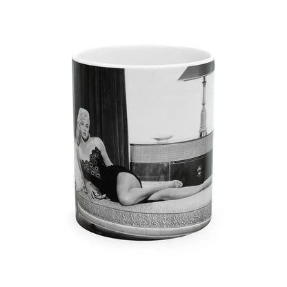 Diana Dors #103 (Vintage Female Icon) White Coffee Mug 11oz - Go Mug Yourself