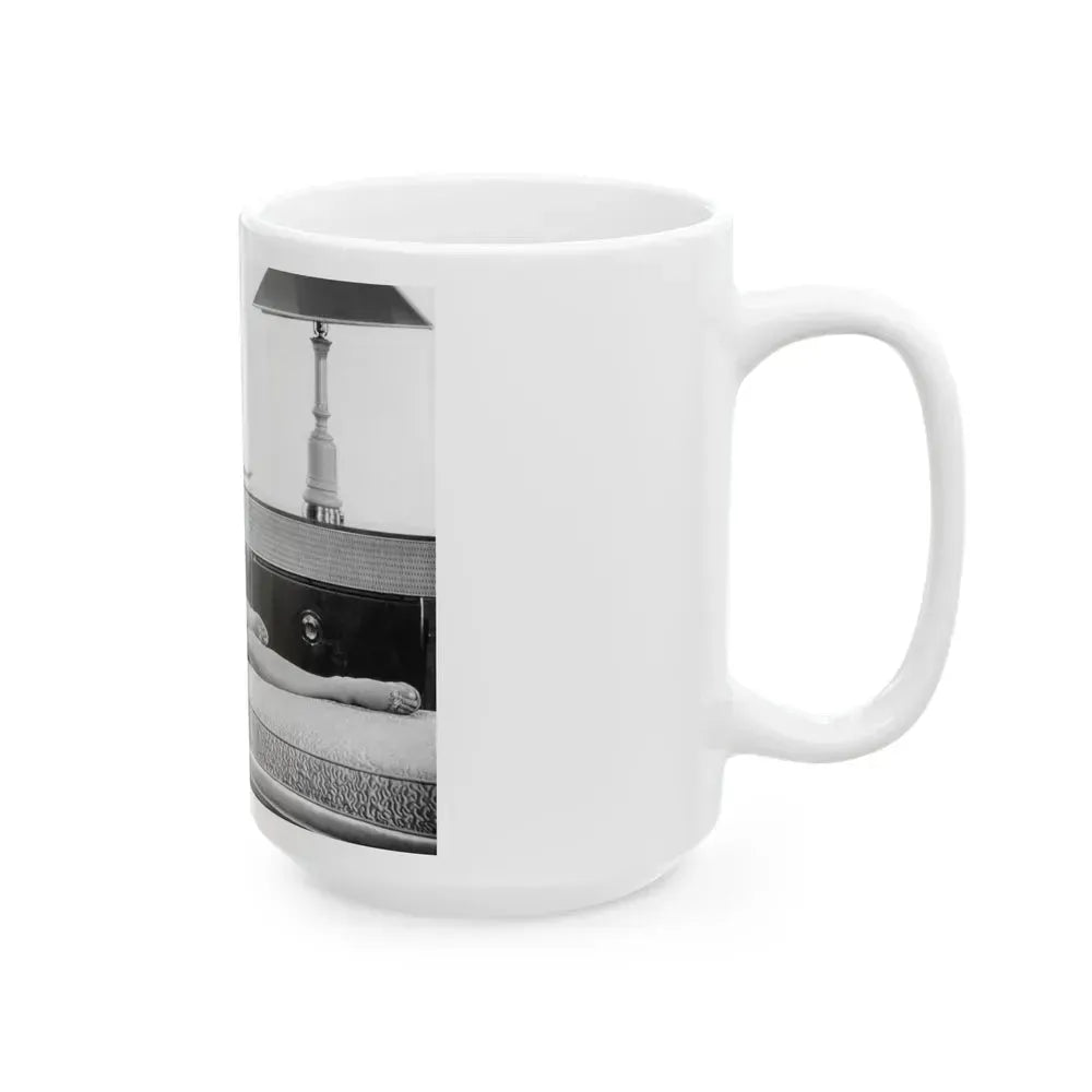 Diana Dors #103 (Vintage Female Icon) White Coffee Mug - Go Mug Yourself