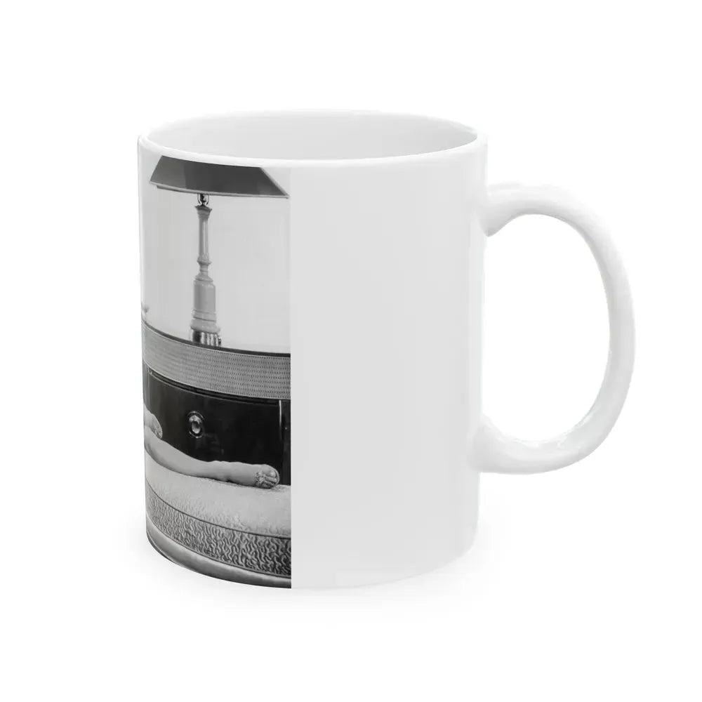 Diana Dors #103 (Vintage Female Icon) White Coffee Mug - Go Mug Yourself