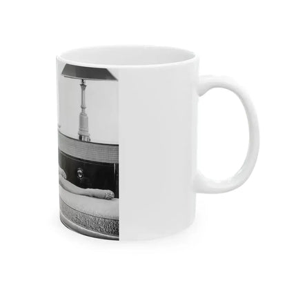 Diana Dors #103 (Vintage Female Icon) White Coffee Mug - Go Mug Yourself