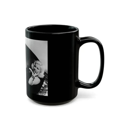 Diana Dors #104 (Vintage Female Icon) Black Coffee Mug - Go Mug Yourself