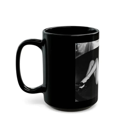 Diana Dors #104 (Vintage Female Icon) Black Coffee Mug - Go Mug Yourself