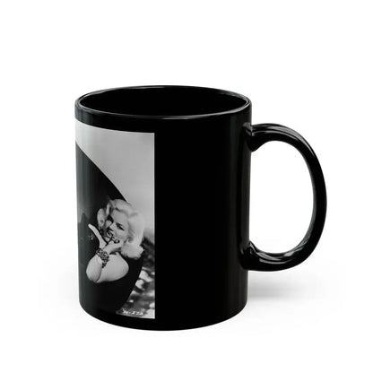 Diana Dors #104 (Vintage Female Icon) Black Coffee Mug - Go Mug Yourself