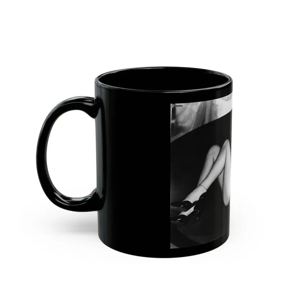 Diana Dors #104 (Vintage Female Icon) Black Coffee Mug - Go Mug Yourself