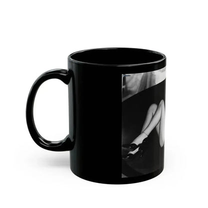 Diana Dors #104 (Vintage Female Icon) Black Coffee Mug - Go Mug Yourself
