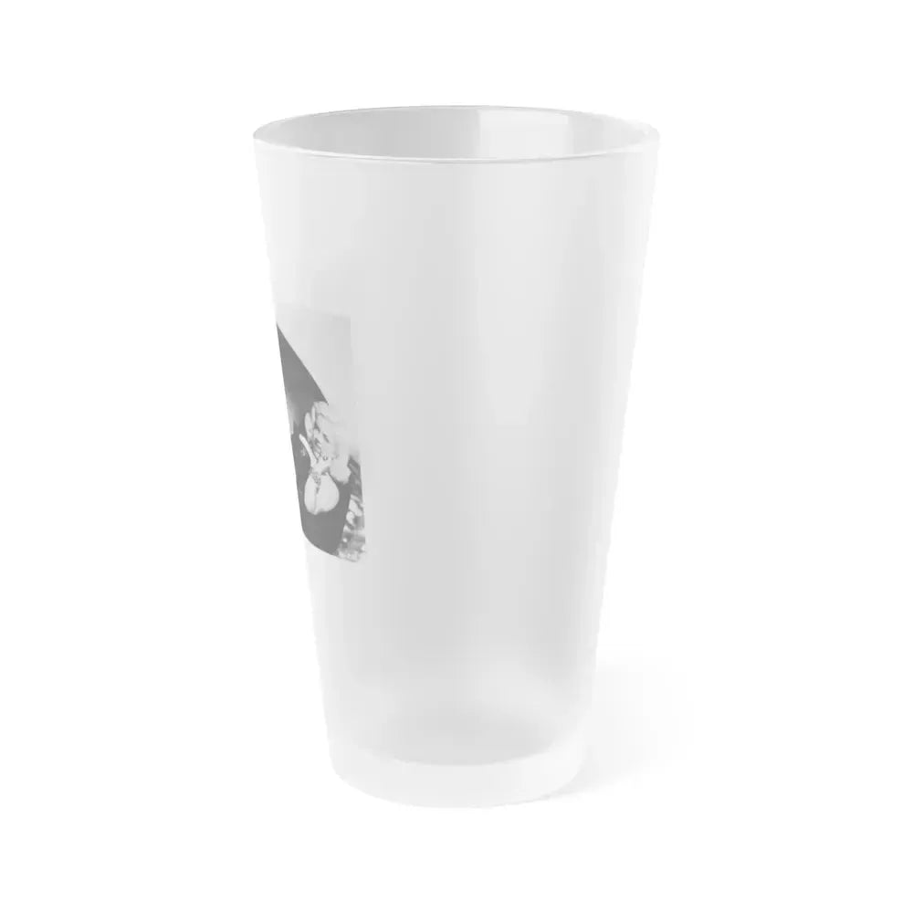 Diana Dors #104 (Vintage Female Icon) Frosted Pint Glass 16oz - Go Mug Yourself