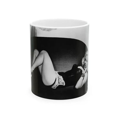 Diana Dors #104 (Vintage Female Icon) White Coffee Mug 11oz - Go Mug Yourself