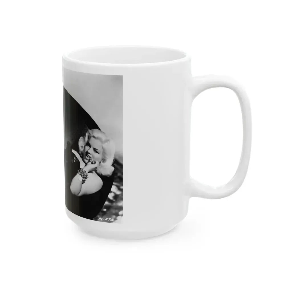 Diana Dors #104 (Vintage Female Icon) White Coffee Mug - Go Mug Yourself