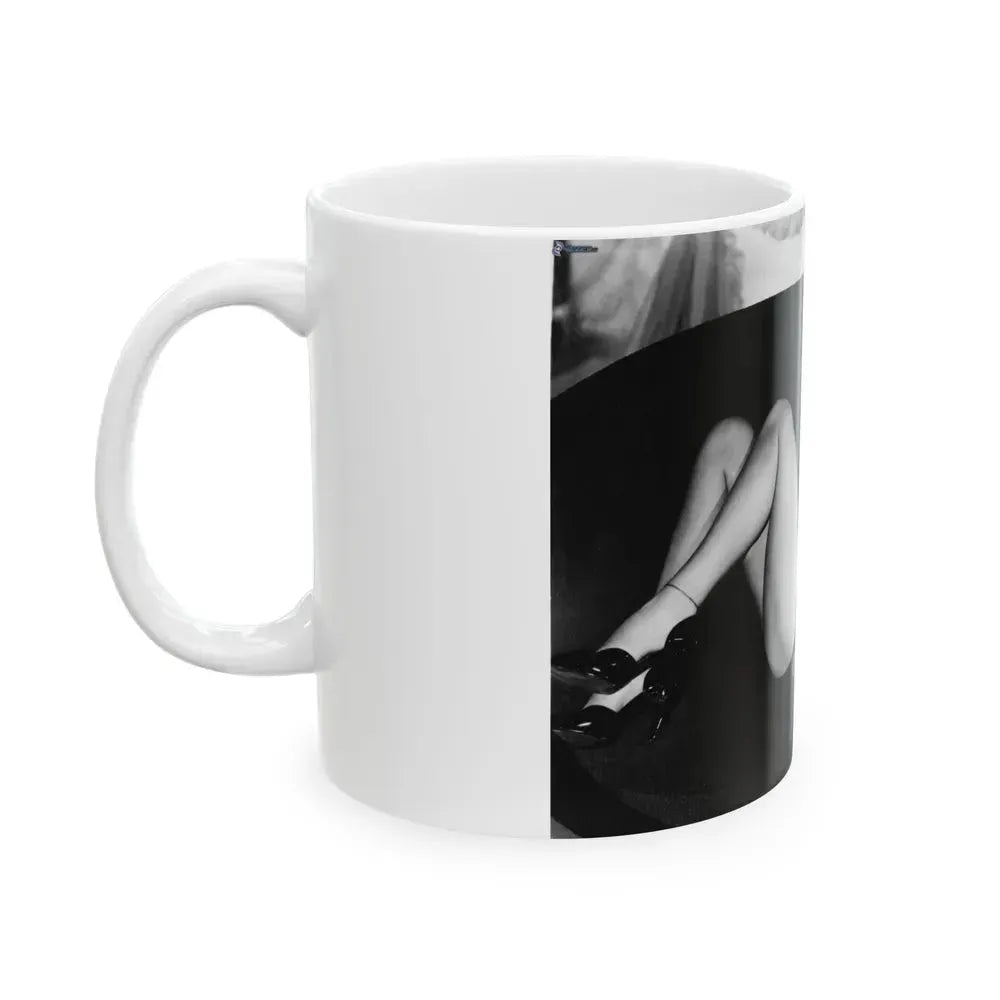 Diana Dors #104 (Vintage Female Icon) White Coffee Mug - Go Mug Yourself