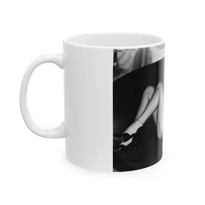 Diana Dors #104 (Vintage Female Icon) White Coffee Mug - Go Mug Yourself