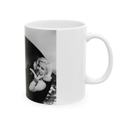 Diana Dors #104 (Vintage Female Icon) White Coffee Mug - Go Mug Yourself