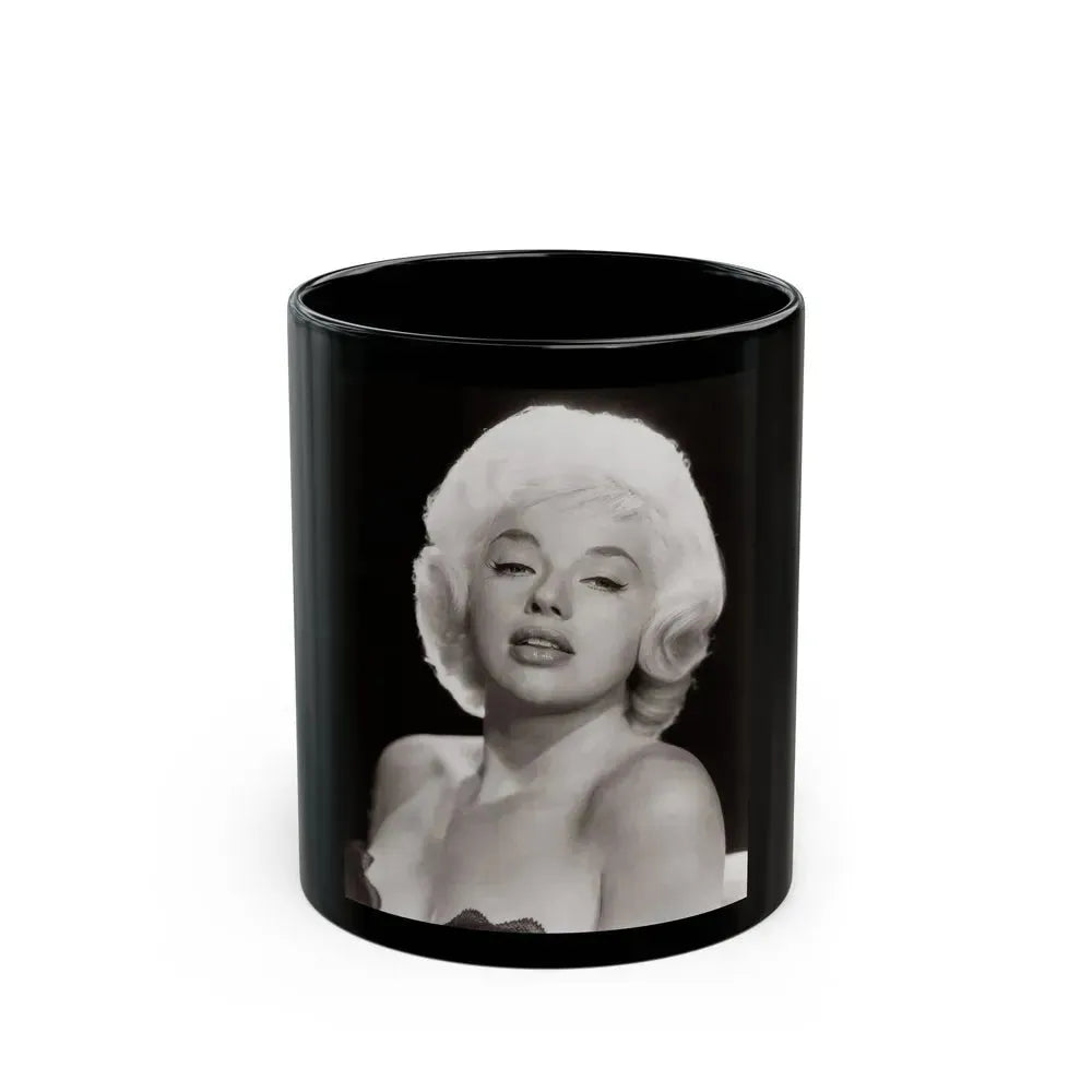 Diana Dors #105 (Vintage Female Icon) Black Coffee Mug 11oz - Go Mug Yourself