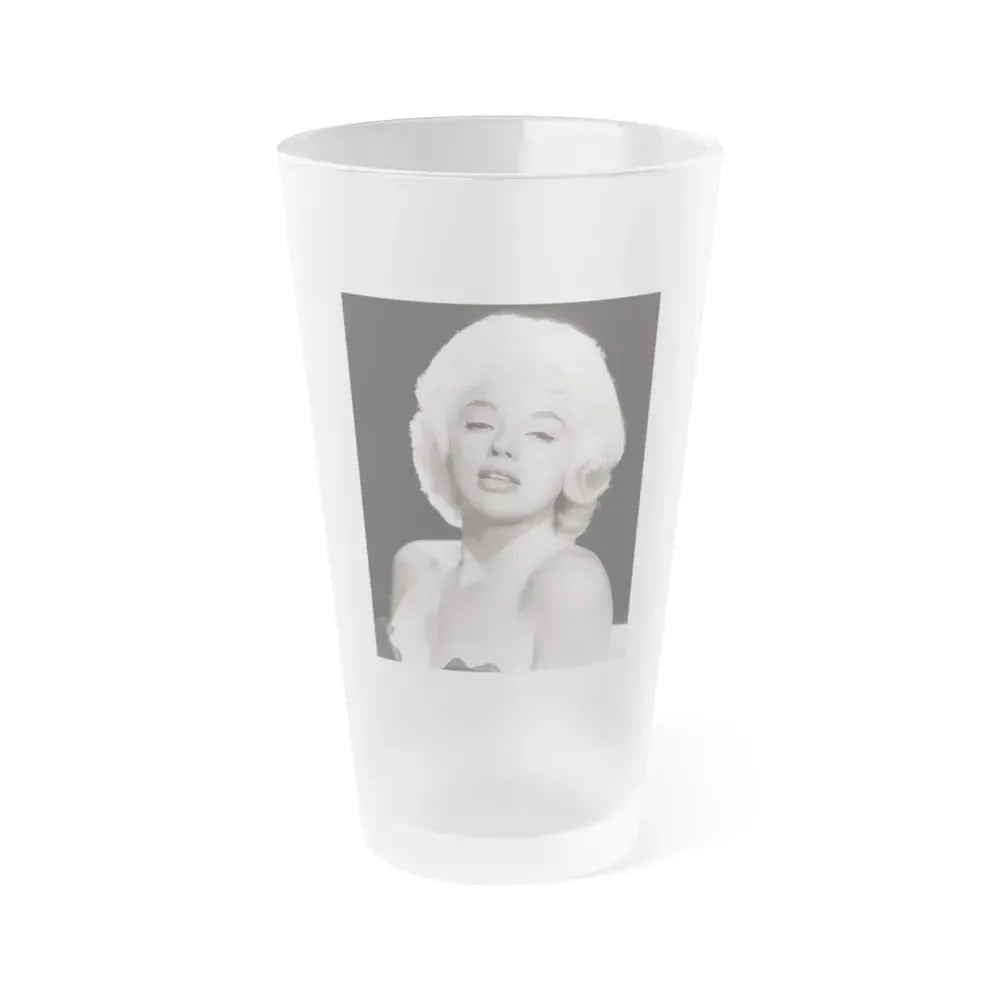 Diana Dors #105 (Vintage Female Icon) Frosted Pint Glass 16oz 16oz Frosted - Go Mug Yourself