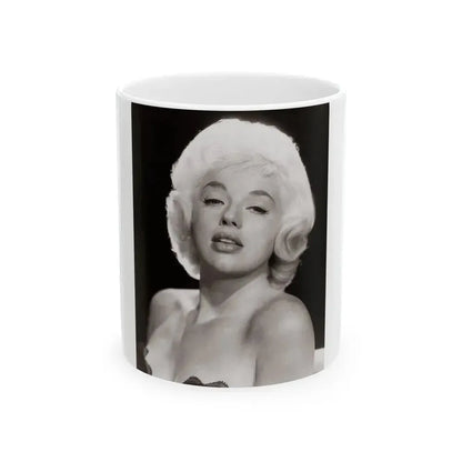 Diana Dors #105 (Vintage Female Icon) White Coffee Mug 11oz - Go Mug Yourself