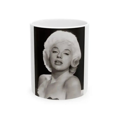Diana Dors #105 (Vintage Female Icon) White Coffee Mug 11oz - Go Mug Yourself