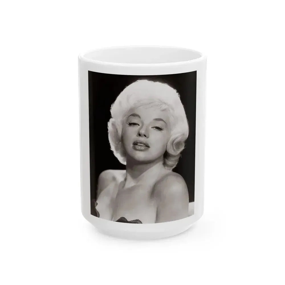 Diana Dors #105 (Vintage Female Icon) White Coffee Mug 15oz - Go Mug Yourself