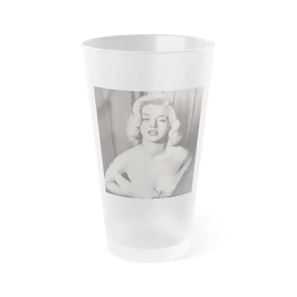 Diana Dors #108 (Vintage Female Icon) Frosted Pint Glass 16oz 16oz Frosted - Go Mug Yourself