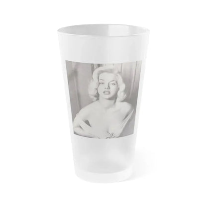 Diana Dors #108 (Vintage Female Icon) Frosted Pint Glass 16oz 16oz Frosted - Go Mug Yourself