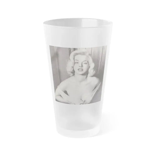 Diana Dors #108 (Vintage Female Icon) Frosted Pint Glass 16oz 16oz Frosted - Go Mug Yourself