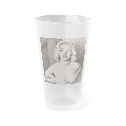 Diana Dors #108 (Vintage Female Icon) Frosted Pint Glass 16oz 16oz Frosted - Go Mug Yourself