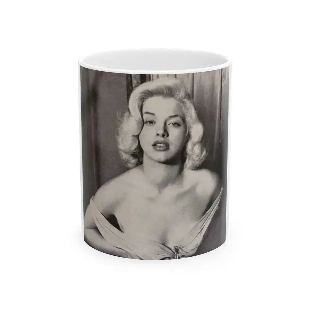 Diana Dors #108 (Vintage Female Icon) White Coffee Mug 11oz - Go Mug Yourself