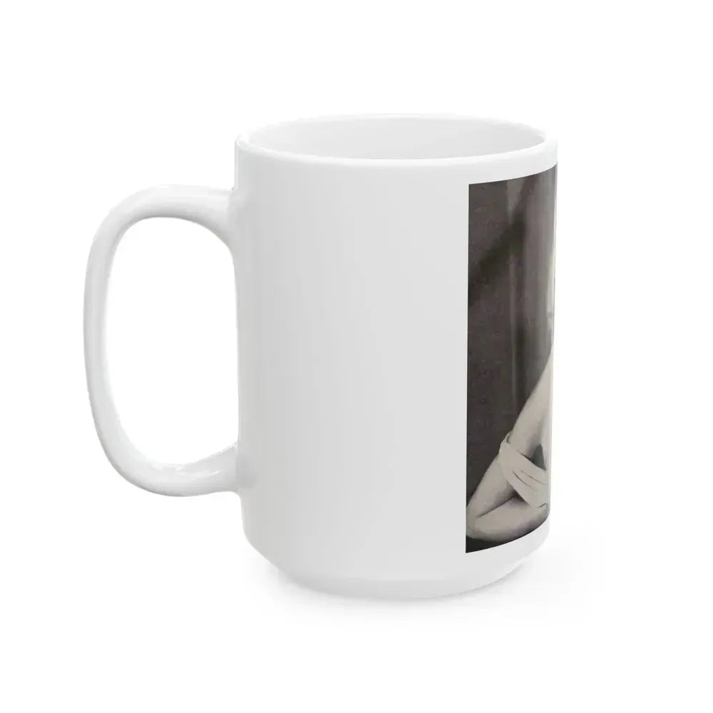 Diana Dors #108 (Vintage Female Icon) White Coffee Mug - Go Mug Yourself