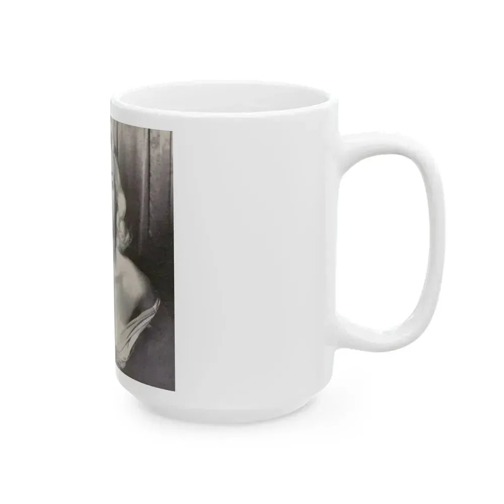 Diana Dors #108 (Vintage Female Icon) White Coffee Mug - Go Mug Yourself