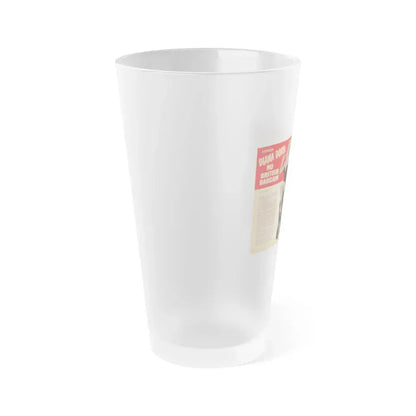 Diana Dors #109 (Vintage Female Icon) Frosted Pint Glass 16oz - Go Mug Yourself