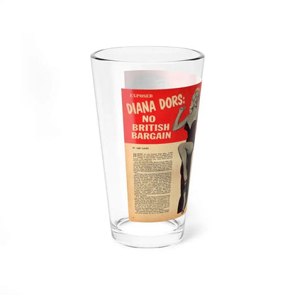 Diana Dors #109 (Vintage Female Icon) Pint Glass 16oz - Go Mug Yourself