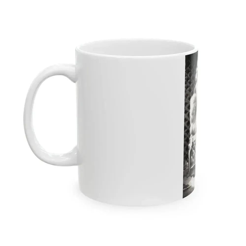 Diana Dors #110 (Vintage Female Icon) White Coffee Mug - Go Mug Yourself