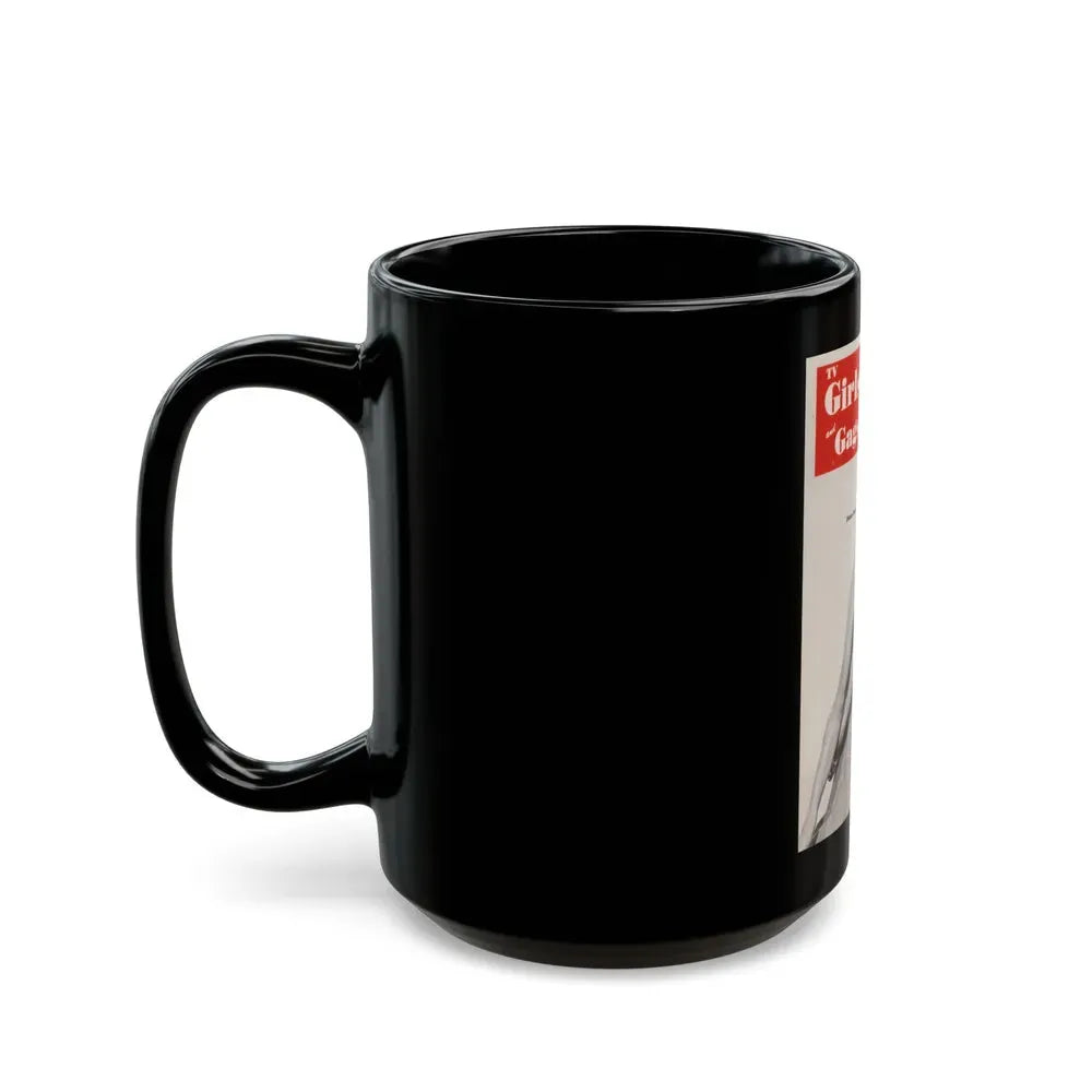 Diana Dors #111 - Mag. Cover (Vintage Female Icon) Black Coffee Mug - Go Mug Yourself
