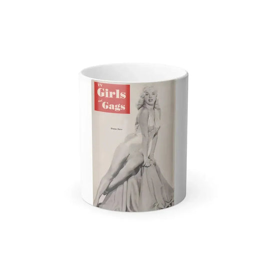 Diana Dors #111 - Mag. Cover (Vintage Female Icon) Color Changing Mug 11oz 11oz - Go Mug Yourself