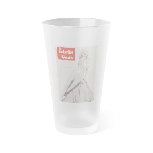 Diana Dors #111 - Mag. Cover (Vintage Female Icon) Frosted Pint Glass 16oz 16oz Frosted - Go Mug Yourself