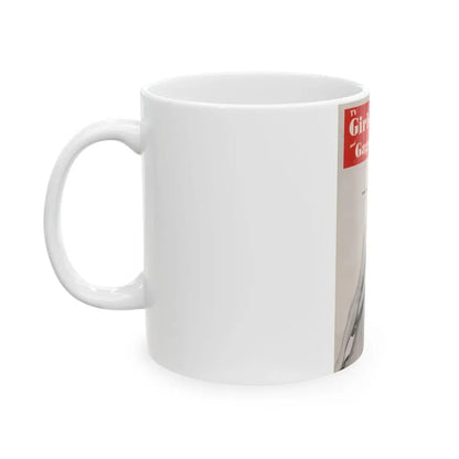 Diana Dors #111 - Mag. Cover (Vintage Female Icon) White Coffee Mug - Go Mug Yourself