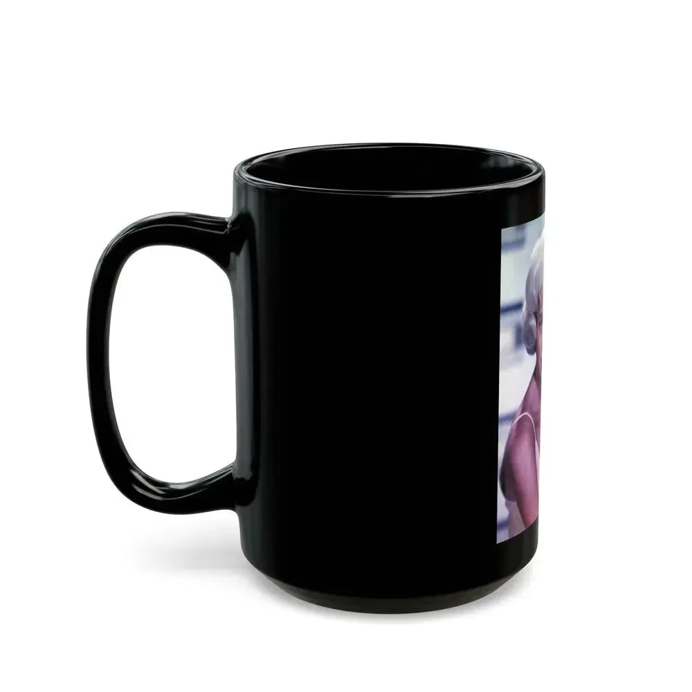 Diana Dors #113 (Vintage Female Icon) Black Coffee Mug - Go Mug Yourself
