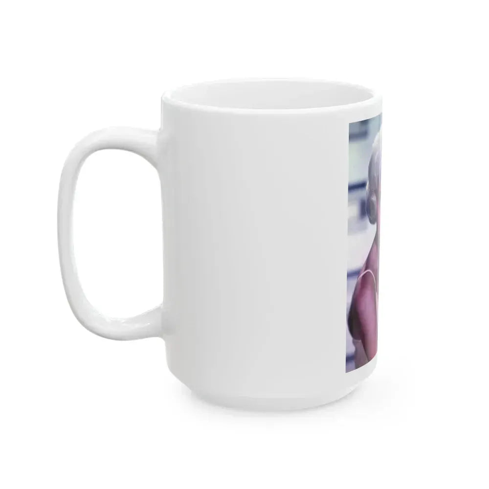 Diana Dors #113 (Vintage Female Icon) White Coffee Mug - Go Mug Yourself