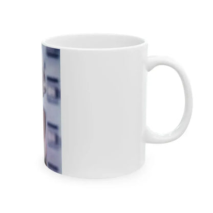 Diana Dors #113 (Vintage Female Icon) White Coffee Mug - Go Mug Yourself