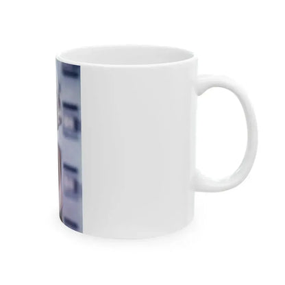 Diana Dors #113 (Vintage Female Icon) White Coffee Mug - Go Mug Yourself