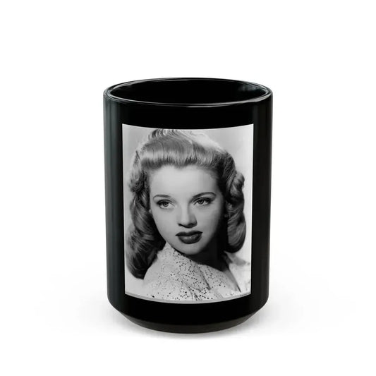 Diana Dors #115 (Vintage Female Icon) Black Coffee Mug 15oz - Go Mug Yourself